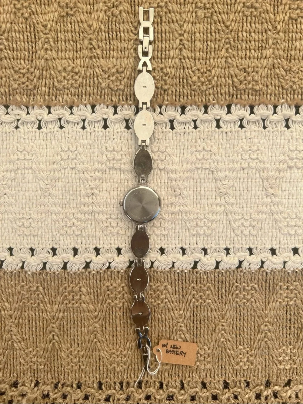 Vintage Avon 90’s/Y2k Tiger’s Eye Stone Link Watch